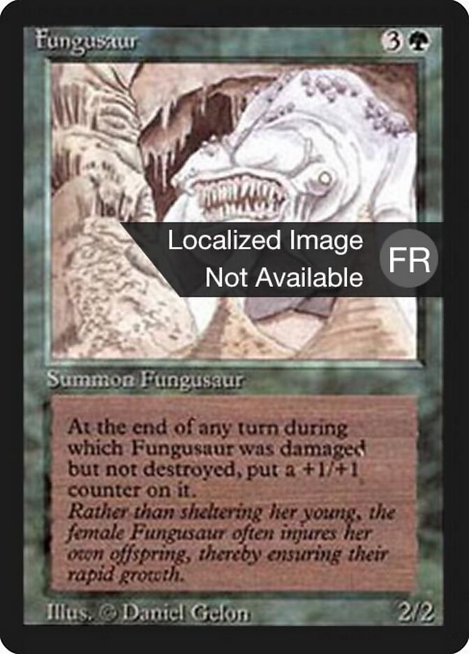 Fungusaur — Foreign Black Border 197/307
