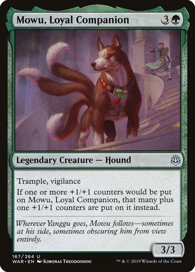 Mowu, Loyal Companion — War of the Spark 167/312