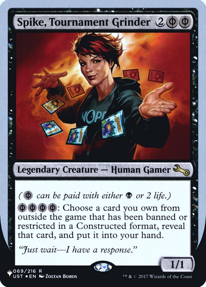 Spike, Tournament Grinder — The List (Unfinity Foil Edition) 24/62