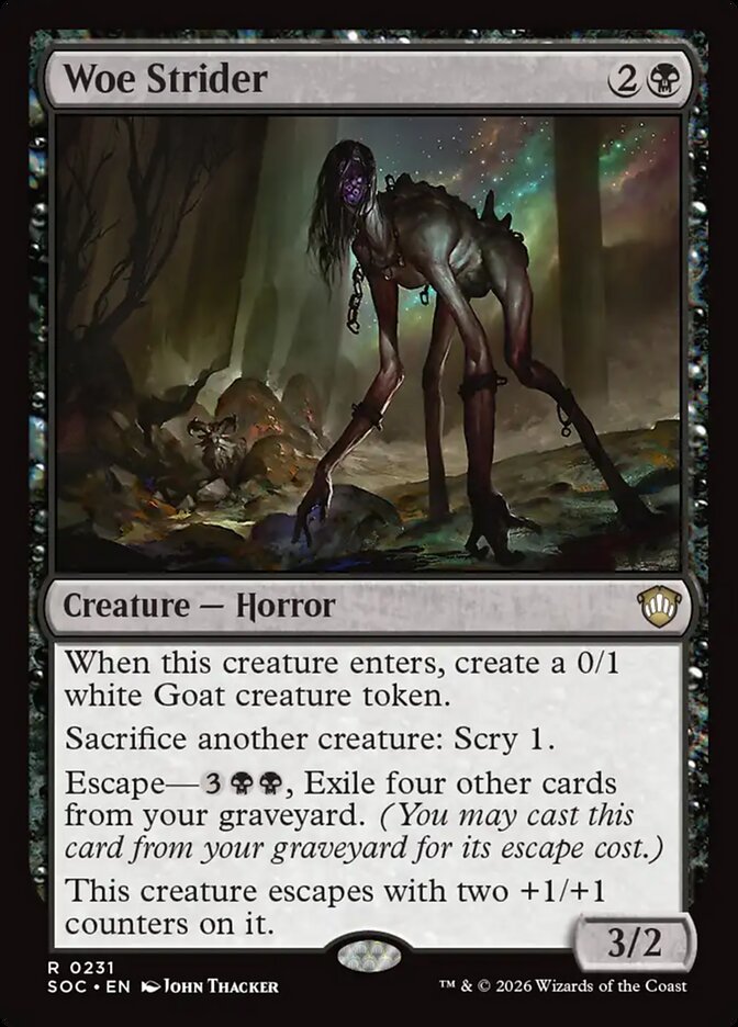 Woe Strider — Secrets of Strixhaven Commander 231/426