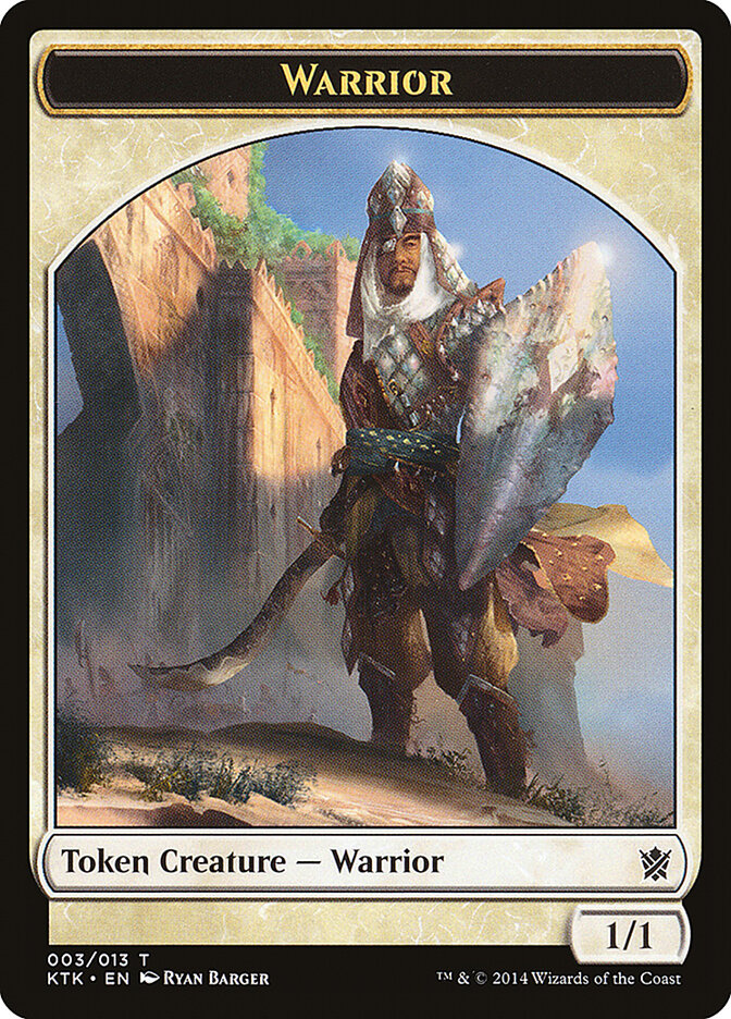 Warrior — Khans of Tarkir Tokens 3/13