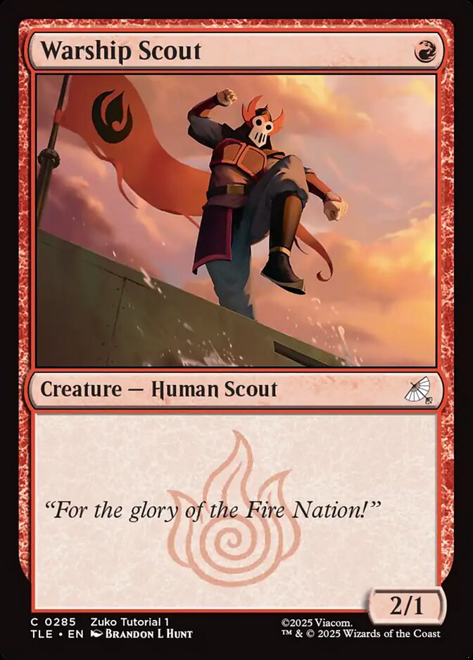 Warship Scout — Avatar: The Last Airbender Eternal 285/317
