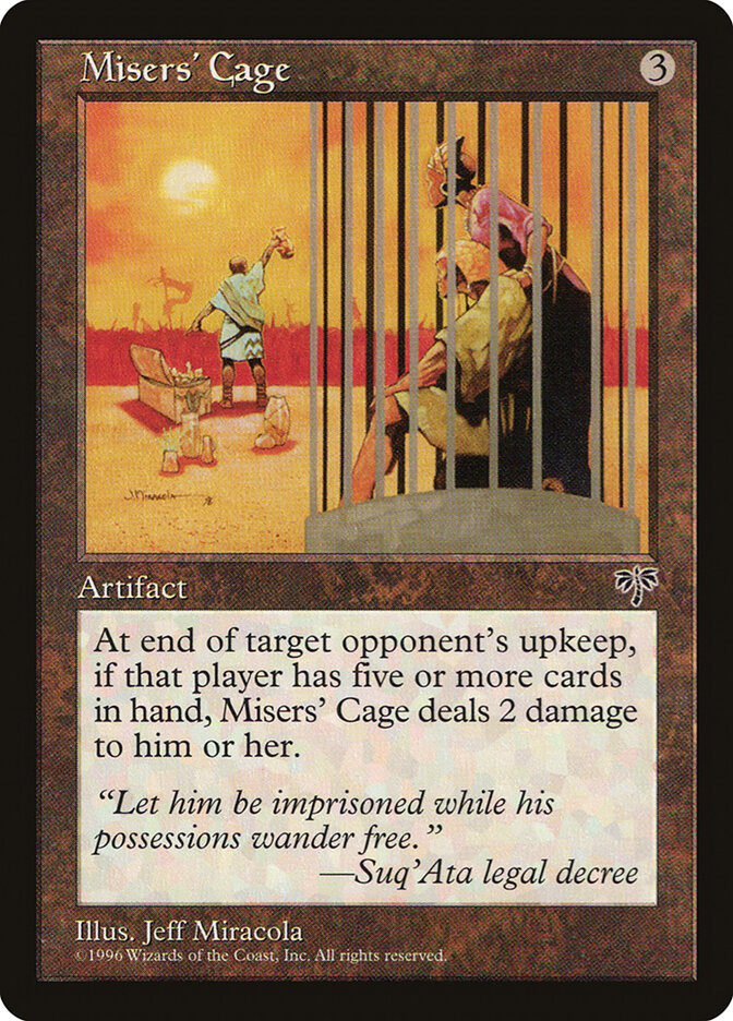 Misers' Cage — Mirage 311/351