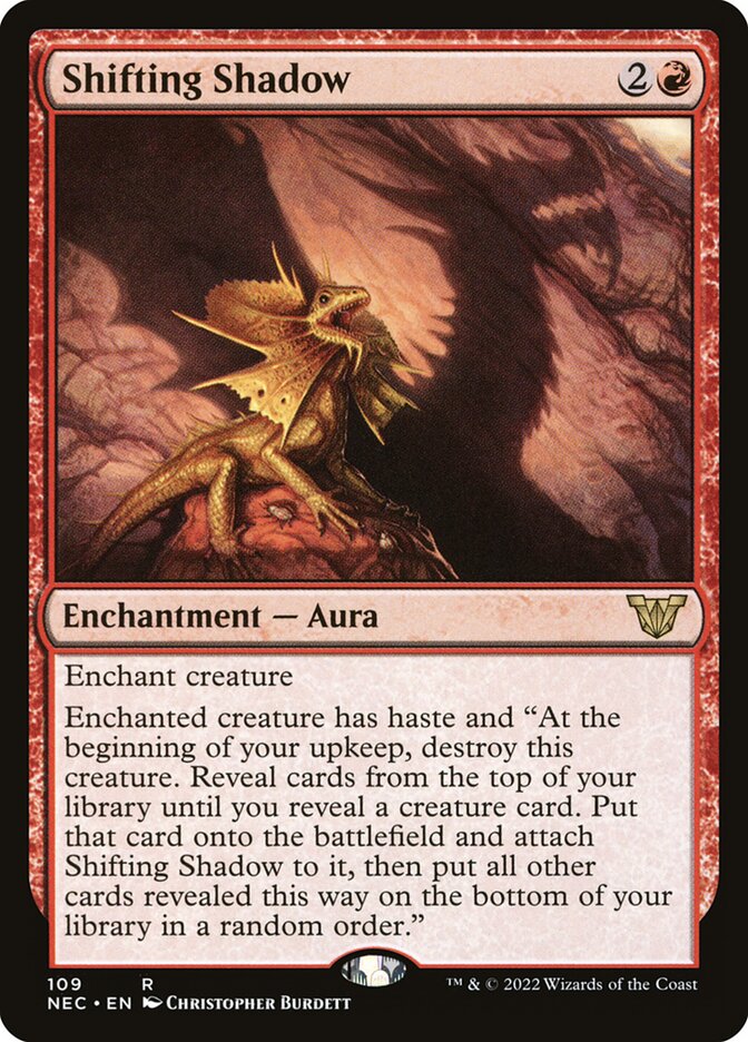 Shifting Shadow — Neon Dynasty Commander 109/179