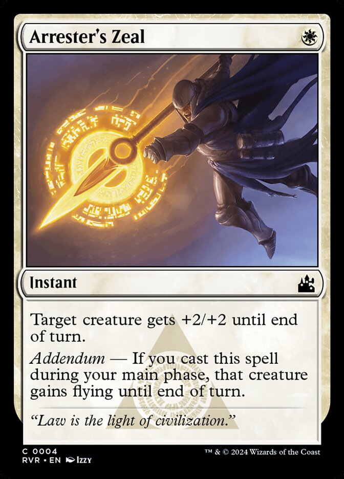 Arrester's Zeal — Ravnica Remastered 4/531