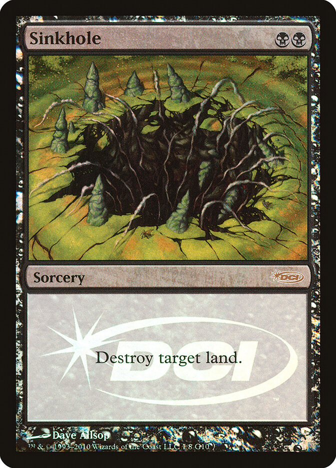 Sinkhole — Judge Gift Cards 2010 1/8