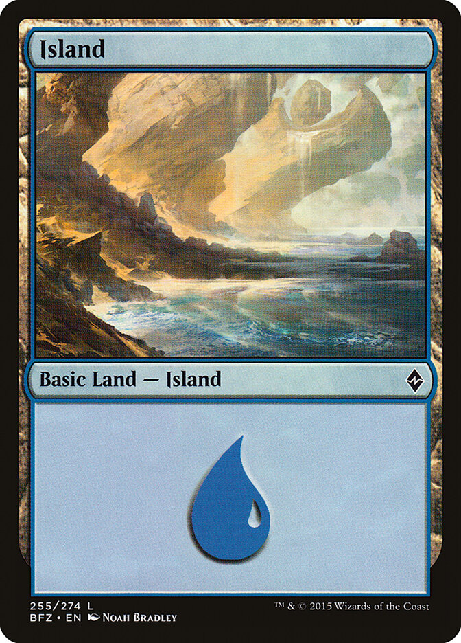 Island — Battle for Zendikar 255a/299