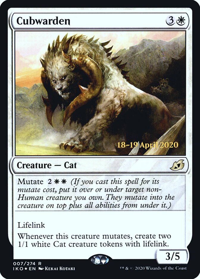 Cubwarden — Ikoria: Lair of Behemoths Promos 7s/137