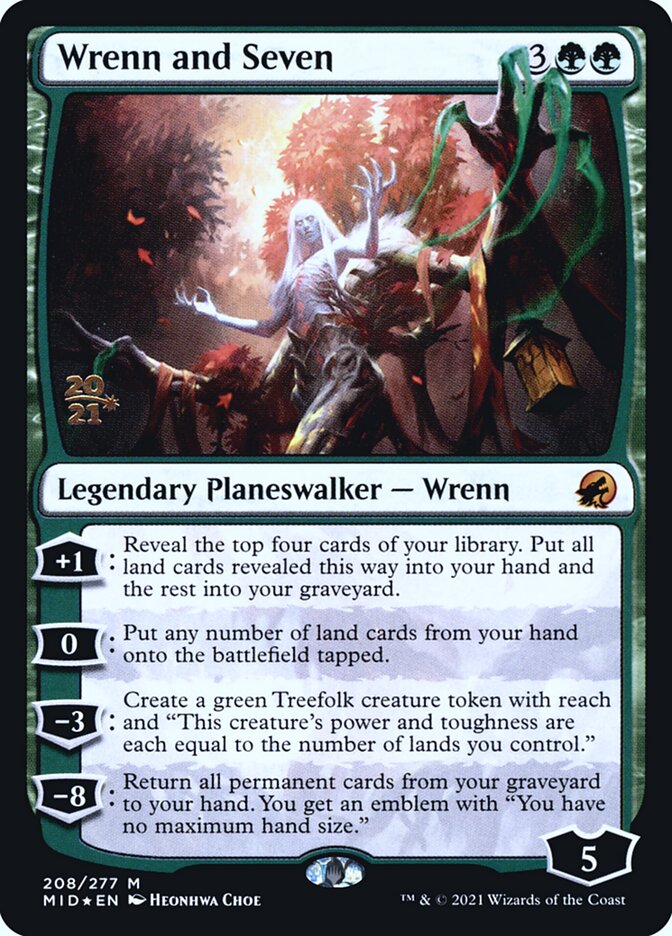 Wrenn and Seven — Innistrad: Midnight Hunt Promos 208s/155
