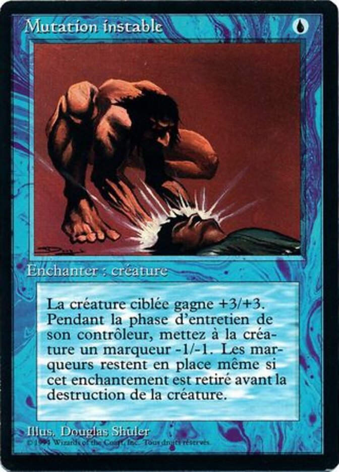 Mutation instable — Foreign Black Border 86/307