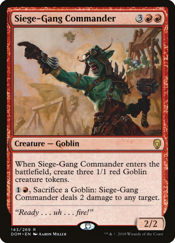 Commandant des assiégeants — Dominaria 143/280