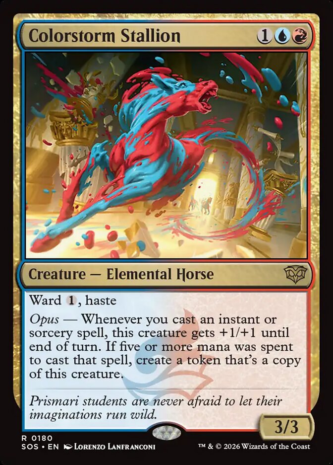 Colorstorm Stallion — Secrets of Strixhaven 180/368