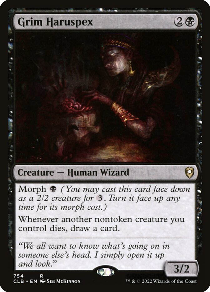 Grim Haruspex — Commander Legends: Battle for Baldur's Gate 754/936