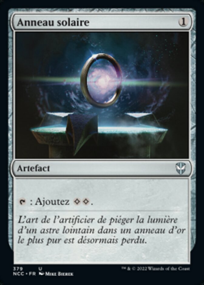 Anneau solaire — New Capenna Commander 379/447