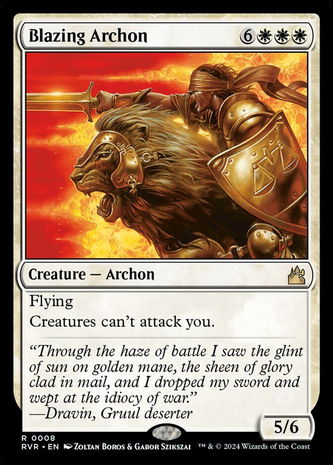 Blazing Archon — Ravnica Remastered 8/531
