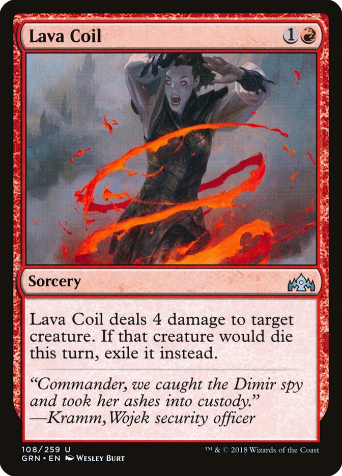 Lava Coil — Guilds of Ravnica 108/273