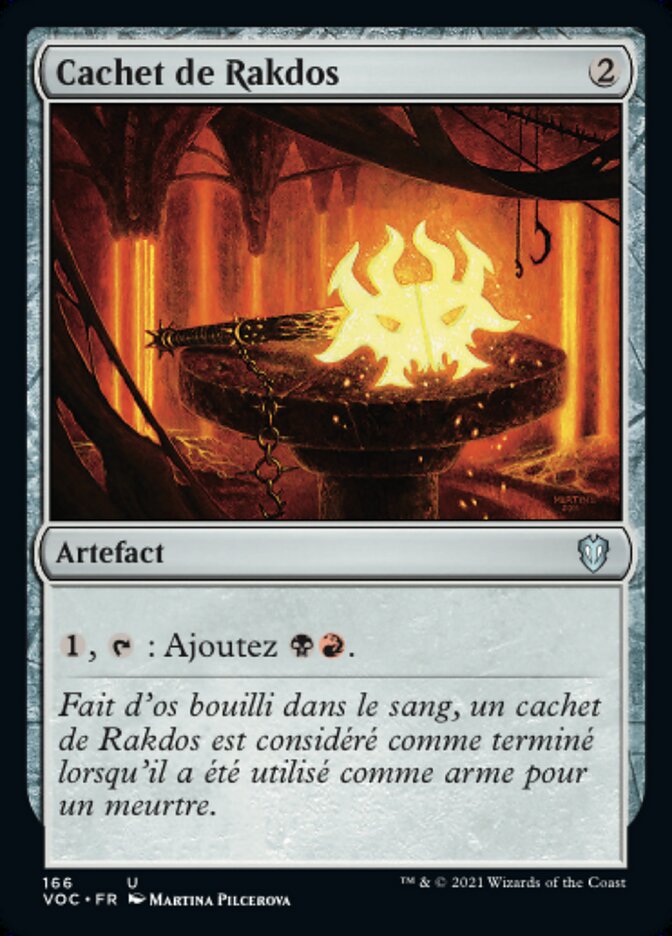 Cachet de Rakdos — Crimson Vow Commander 166/188