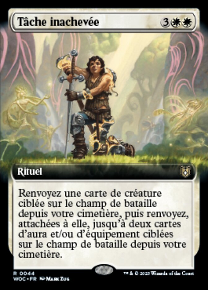 Tâche inachevée — Wilds of Eldraine Commander 44/173