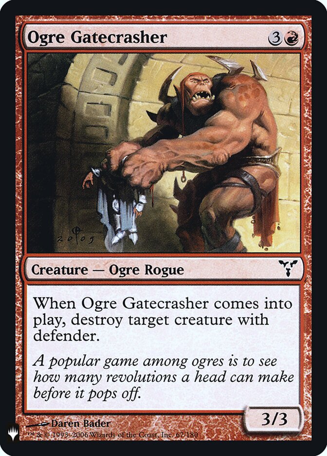 Ogre Gatecrasher — The List DIS-67/5581