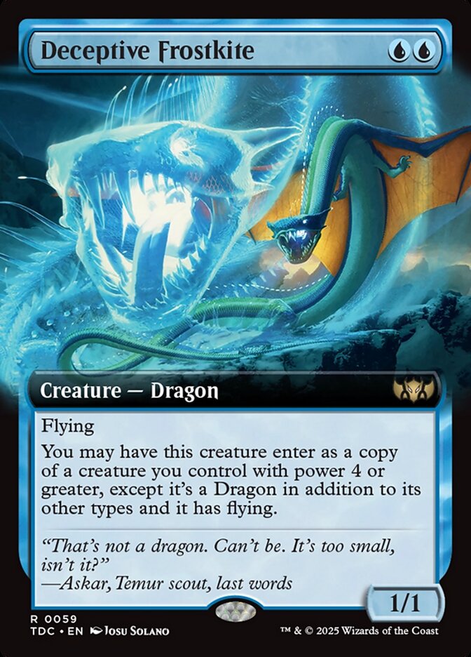 Escouflegel trompeur — Tarkir: Dragonstorm Commander 59/413