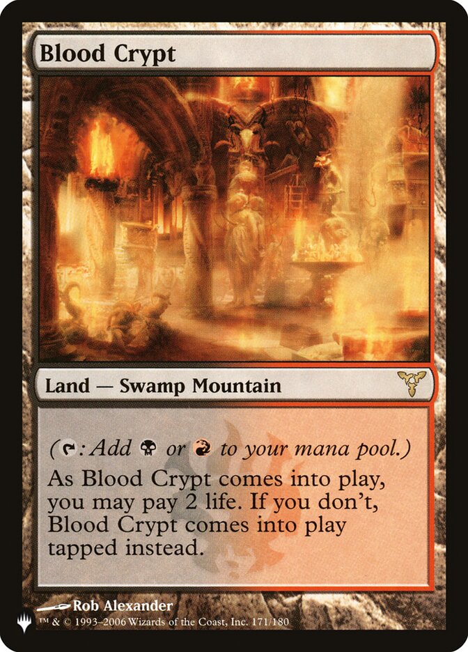 Blood Crypt — The List DIS-171/5581