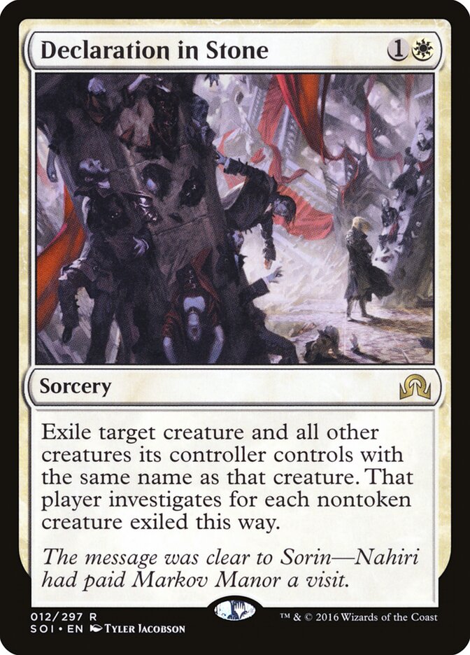 Declaration in Stone — Shadows over Innistrad 12/297