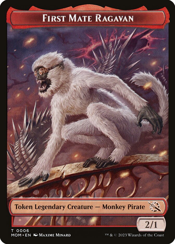 First Mate Ragavan — March of the Machine Tokens 6/23