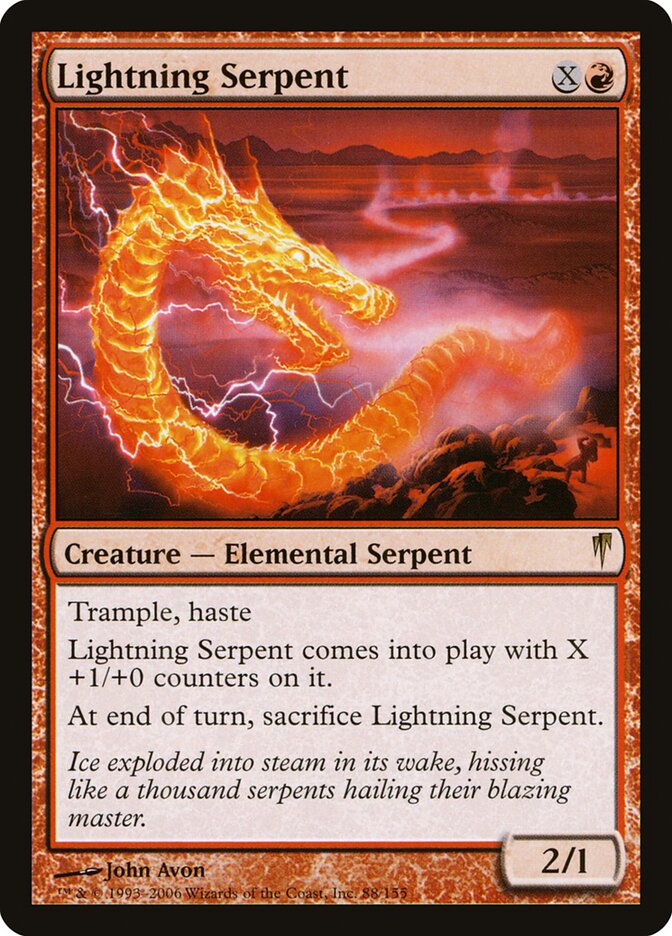 Serpent d'éclairs — Coldsnap 88/155