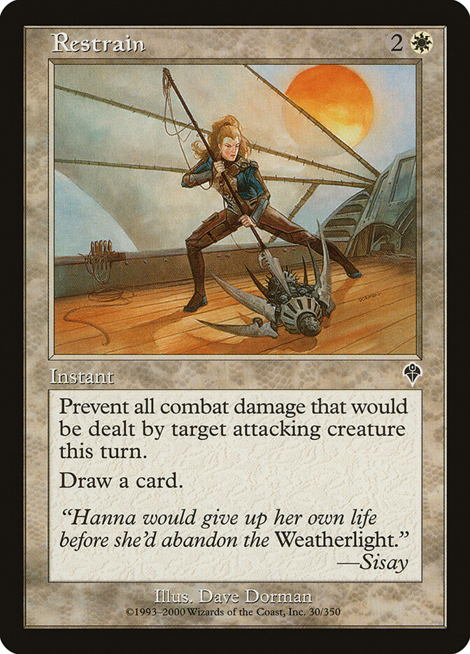 Restrain — Invasion 30/354