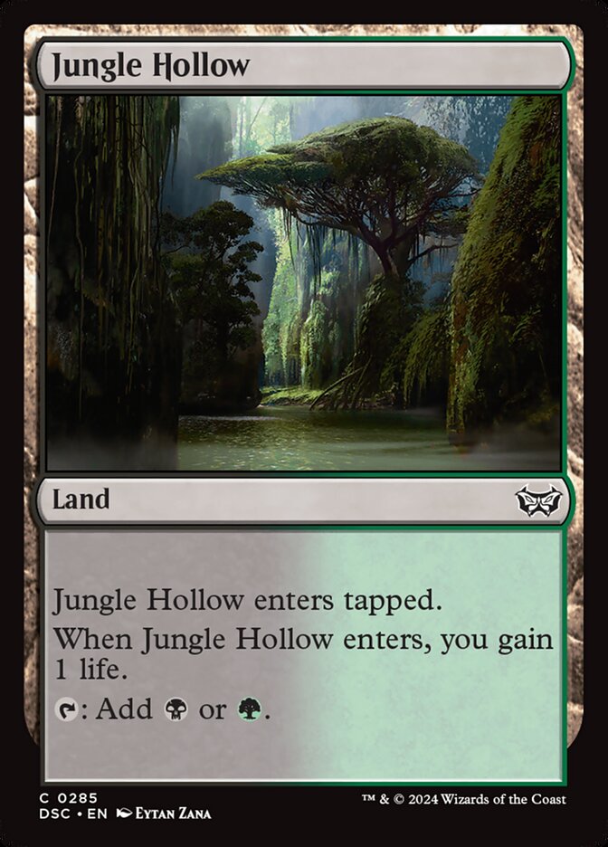 Jungle Hollow — Duskmourn: House of Horror Commander 285/373