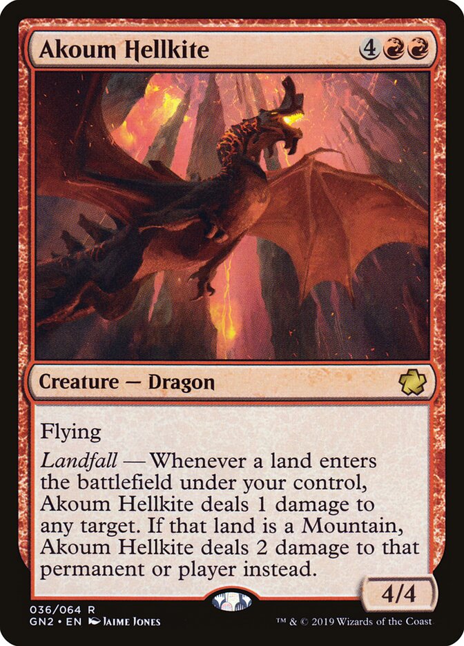 Akoum Hellkite — Game Night 2019 36/64