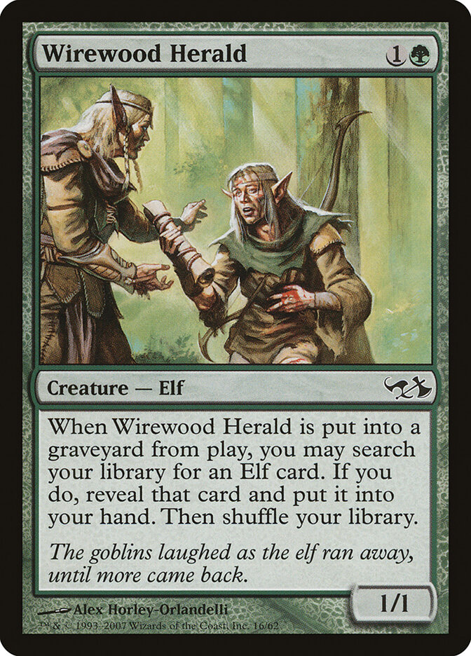 Wirewood Herald — Duel Decks: Elves vs. Goblins 16/62