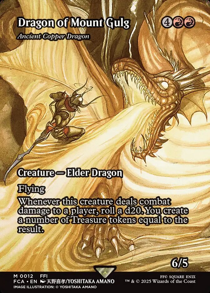 Ancient Copper Dragon — Final Fantasy: Through the Ages 12/65