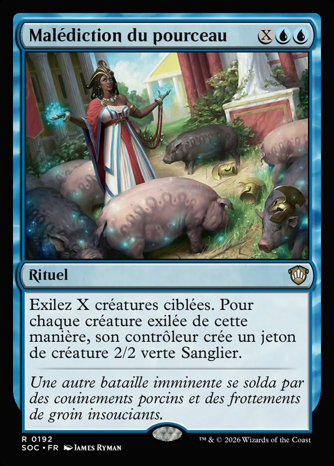 Malédiction du pourceau — Secrets of Strixhaven Commander 192/426