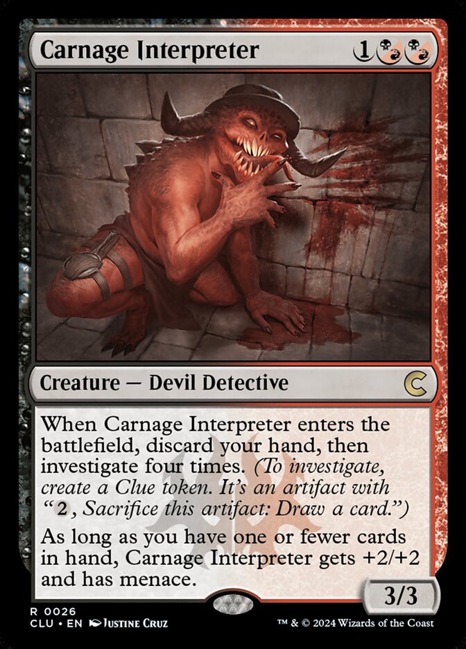 Carnage Interpreter — Ravnica: Clue Edition 26/284