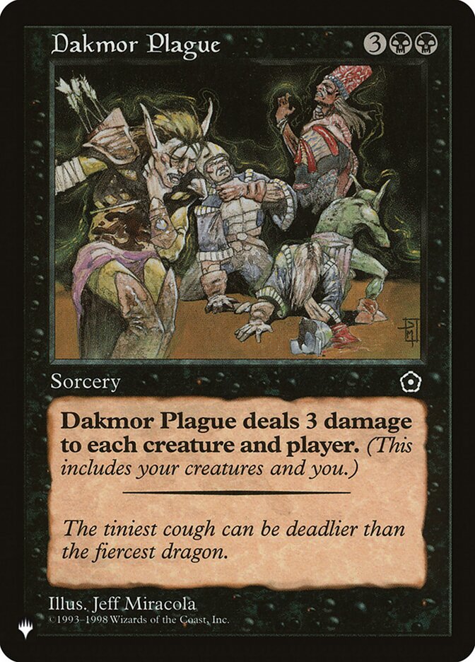 Dakmor Plague — The List P02-69/5581