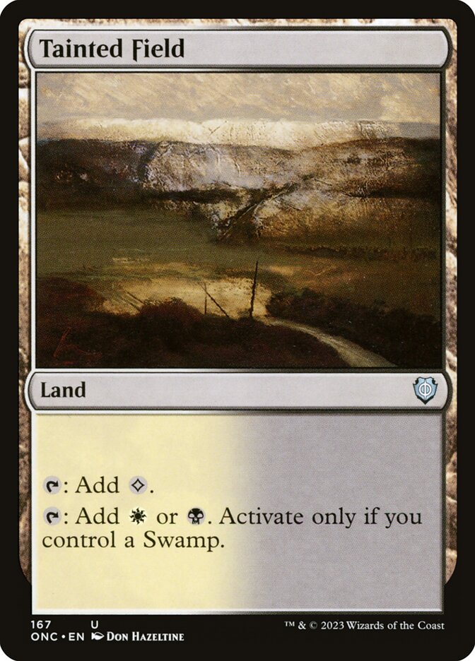 Tainted Field — Phyrexia: All Will Be One Commander 167/174
