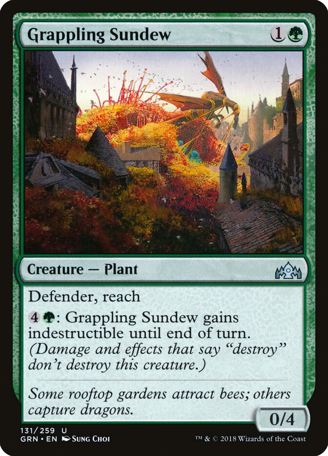 Grappling Sundew — Guilds of Ravnica 131/273