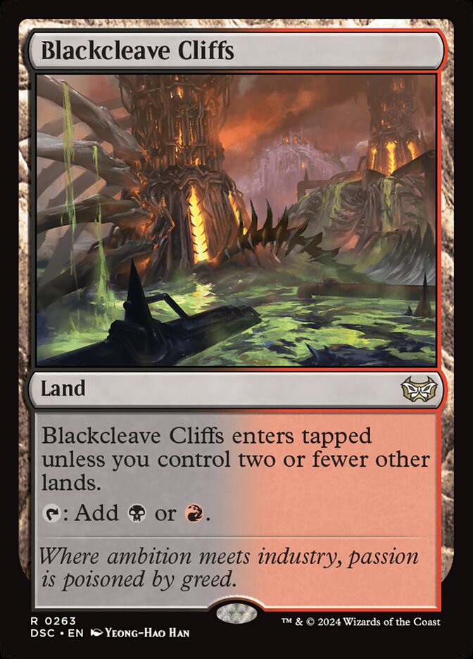 Blackcleave Cliffs — Duskmourn: House of Horror Commander 263/373