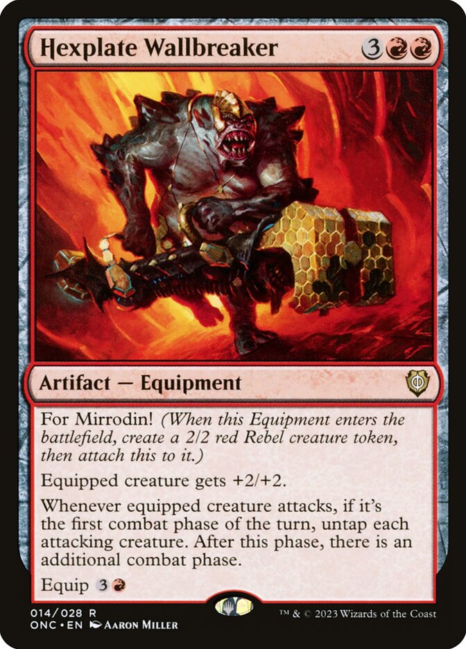 Brisemur d'hexaplaques — Phyrexia: All Will Be One Commander 14/174