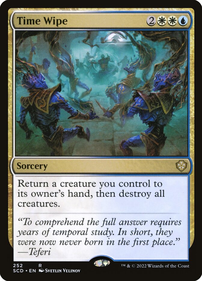 Time Wipe — Starter Commander Decks 252/352