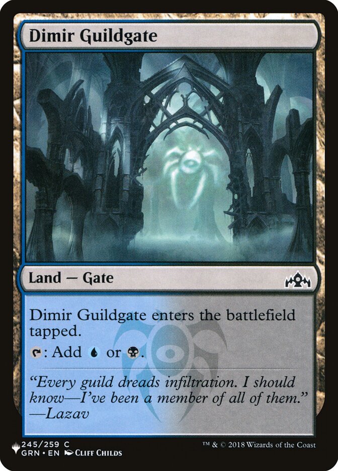 Dimir Guildgate — The List GRN-245/5581