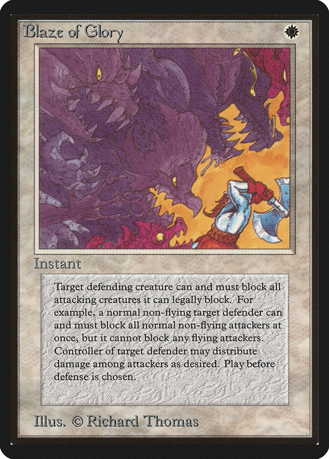 Blaze of Glory — Limited Edition Beta 6/302