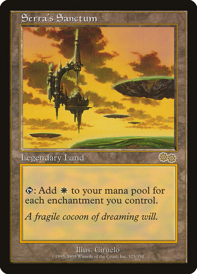 Serra's Sanctum — Urza's Saga 325/357