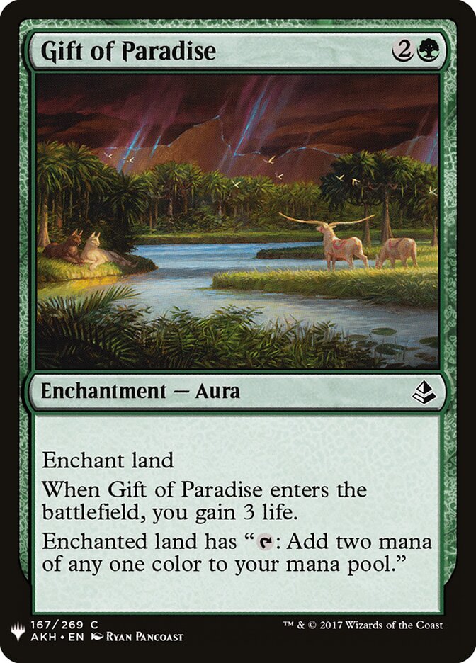 Gift of Paradise — The List AKH-167/5581