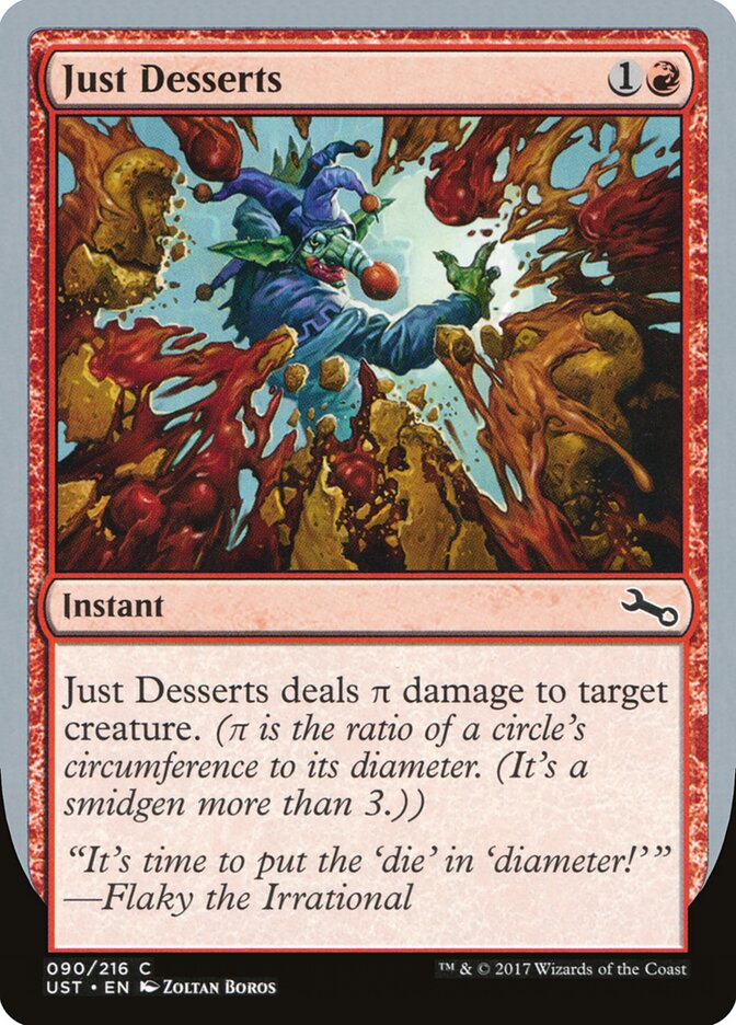 Just Desserts — Unstable 90/268