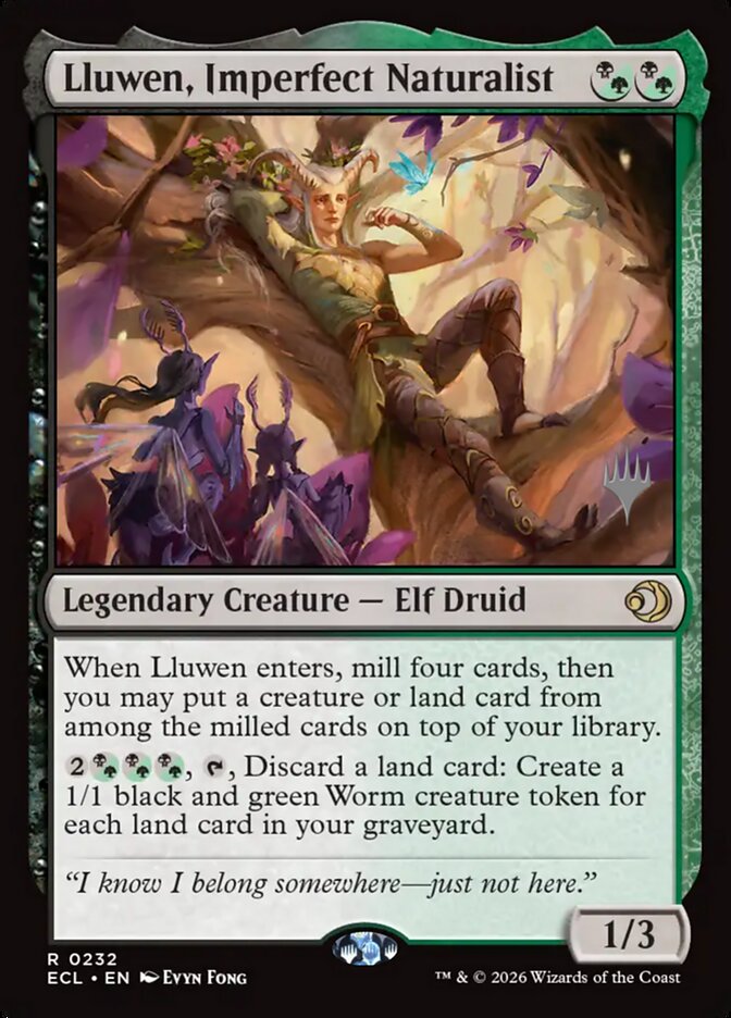 Lluwen, Imperfect Naturalist — Lorwyn Eclipsed Promos 232p/80