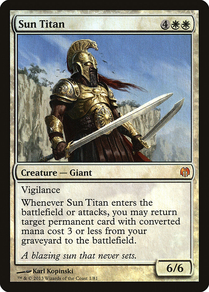 Sun Titan — Duel Decks: Heroes vs. Monsters 1/81