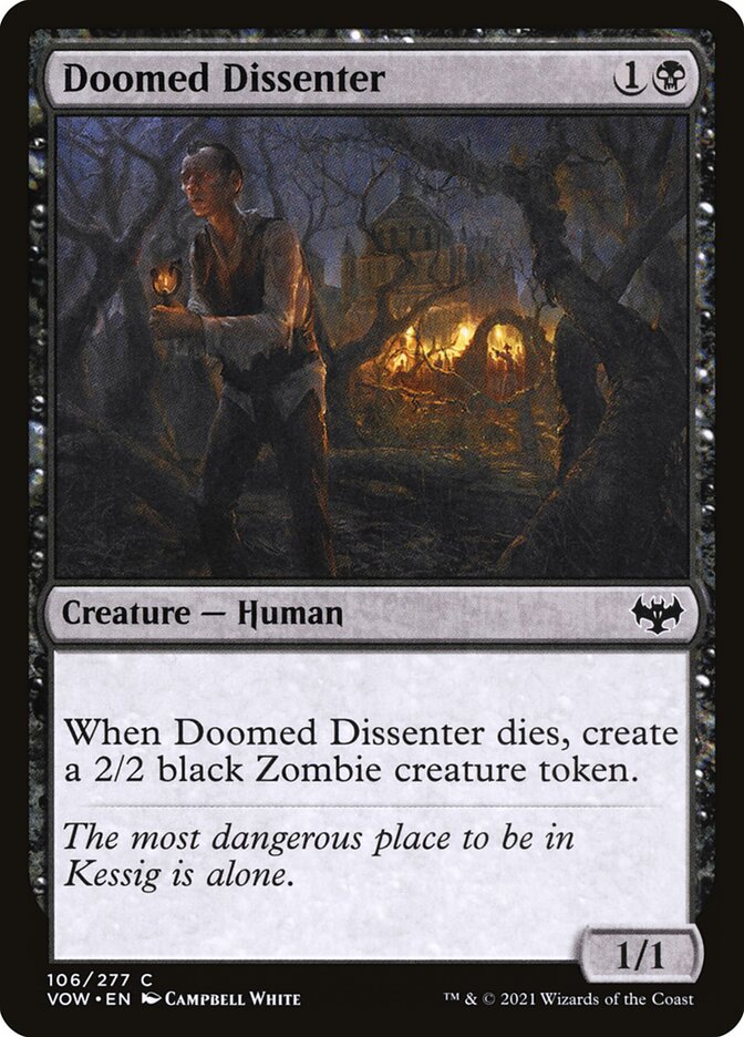 Doomed Dissenter — Innistrad: Crimson Vow 106/423