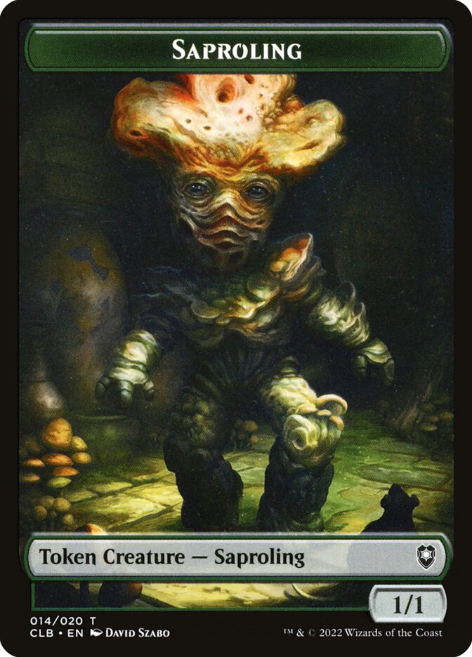 Saproling — Battle for Baldur's Gate Tokens 14/51